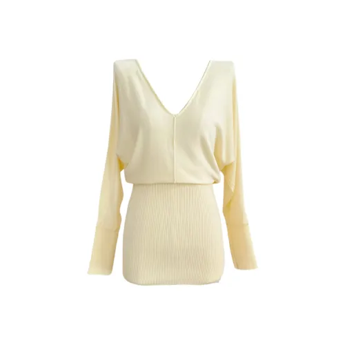 Udon House Длинное платье с длинными рукавами женское