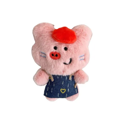 MIXIANG Скрипучий Ins Милый Нагрудник Щенок Мультяшный Кукла Украшение Студенты Брелок Кукла Украшение Плюшевый Подвеска 10 см Высота