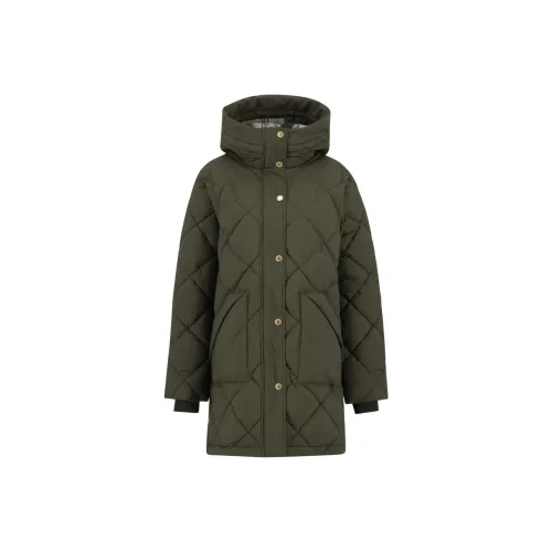 BARBOUR Зеленый Женские пуховики