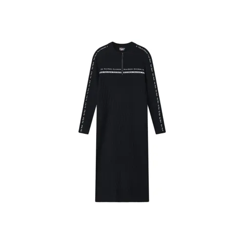 FILA HERITAGE Длинное платье с длинными рукавами женское