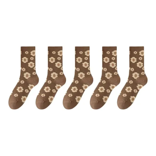 XIA.WA.ZHI.XIU Высокие носки для колена женские