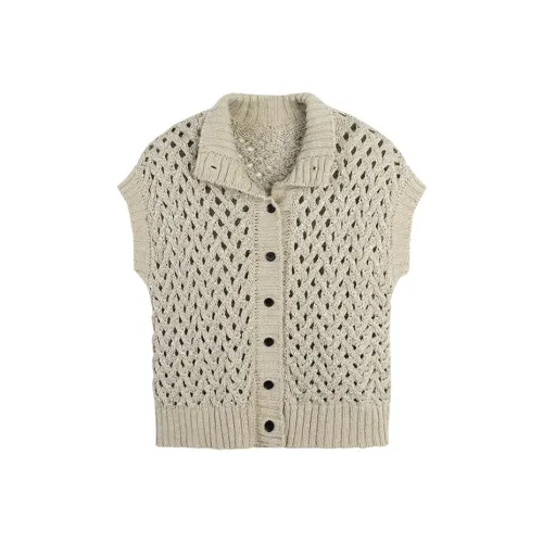 Ouyang GREY Шампанское Женские Жилеты