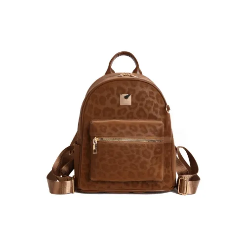 Kewuku ПУ (полиуретан) Рюкзак Стандартный Женский Кофейный Коричневый Черный Зебра Коричневый