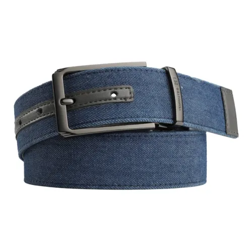 15 MINS Denim+Synthetic Leather Microfiber Fabric Belts Men's Width 3,4CM