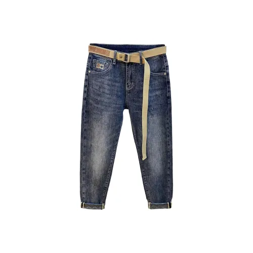 APBM Синий Унисекс Джинсы