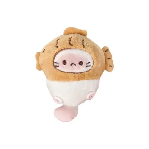 XTHOT Какао Кошка Тайяки Плюшевая Подвеска 10 см Высота