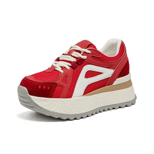 The Mystery Of Glamour визуально увеличивает рост Низкий топ Повседневная обувь Женская