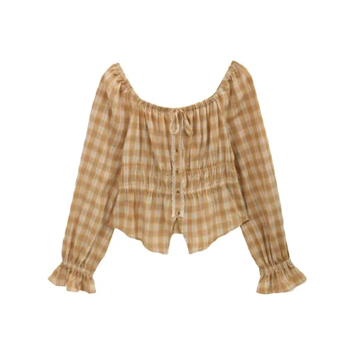 MISHOW Желтые Женские Рубашки