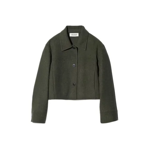 UNIQLO Темно-зеленые женские куртки