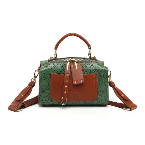 MISS GAIL Синтетическая кожа Сумка Стандартная Женская Сжатая Зеленая