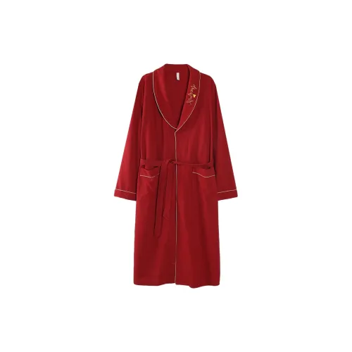 FENTENGCARE Красный Мужской Банные халаты