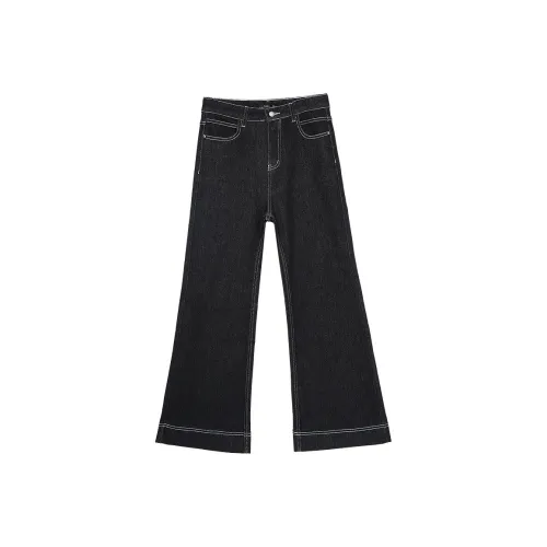 Betu Hundred Images Micro Stretch Loose Fit Vintage Natural Waist Spring Fall Women's