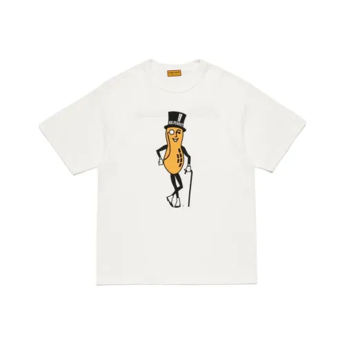 HUMAN MADE Mr. Peanuts Collaboration FW25 T-Shirt Унисекс