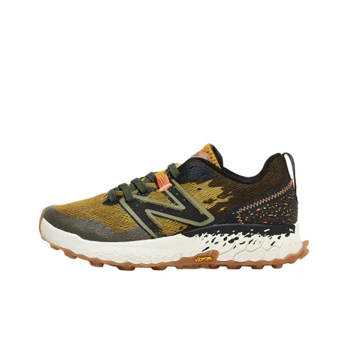 New Balance Hierro v7 Дышащие Низкие Кроссовки для Беговых Пути Мужские Коричнево-Желтые