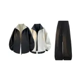 Чёрный [Двусторонний] Топ + Штаны