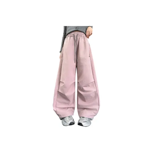 Your Royal Highness Fashion Minimalist Style Однотонный Повседневный Универсальный Скидка Широкие брюки Детский