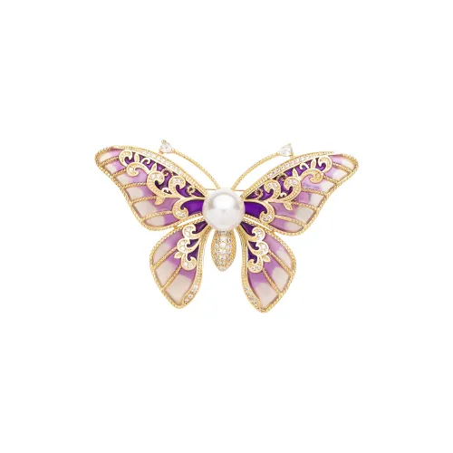 NUANTONG Медные Броши Женские