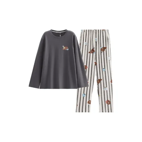 FENTENG Бурый медведь Пижамный комплект Мужской