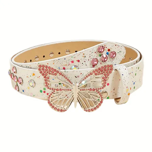 JKEM ПУ (полиуретан) Сплав Кожаные ремни Унисекс 3,3 см