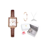 Винтаж Маленький Квадратный Часы [Коробка Набор]