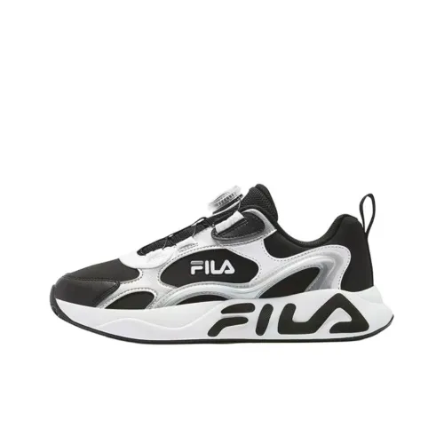 FILA KIDS Противоскользящие амортизация устойчивые к истиранию поддержка отскока низкий топ детские беговые кроссовки