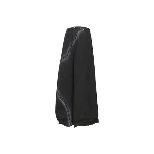 MARTHENAUT Черные Унисекс Джинсы