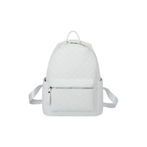 CAREELL ПУ (полиуретан) Рюкзак Маленький Женский Белый Светло-Серый Черный Хаки