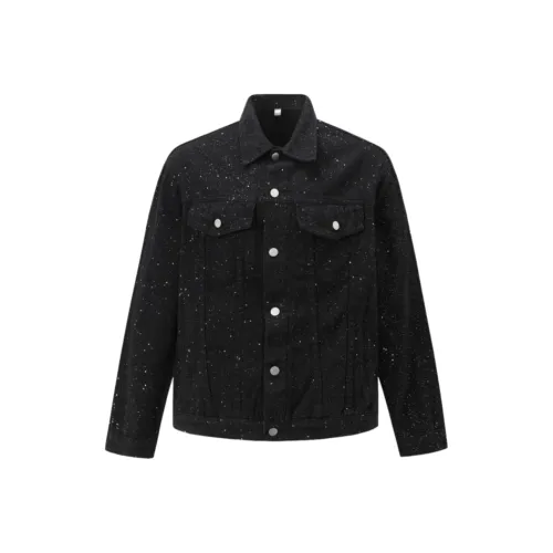 CAT'S PAW Черный Унисекс Джинсовые куртки