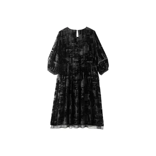 To The West Длинное Платье с Длинными Рукавами Женское