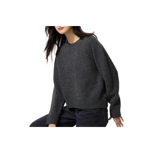 UNIQLO Темно-серый женский трикотаж