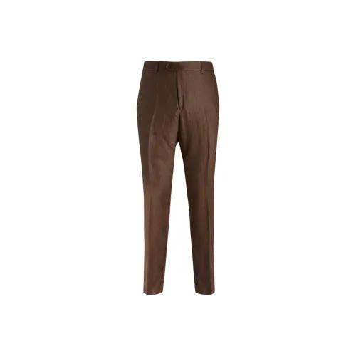 Brian Dales Brown Men's Casual Pants Брюки Brian Dales коричневые мужские повседневные