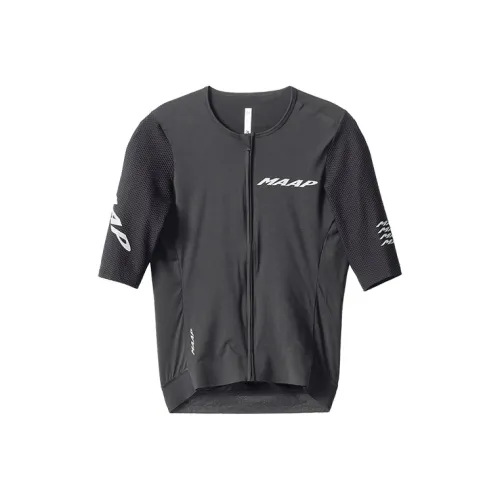 MAAP Короткий рукав Велосипедная одежда Мужская Серый Label Черный