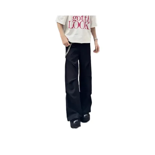 BEAR UNION Черные Унисекс Повседневные Штаны