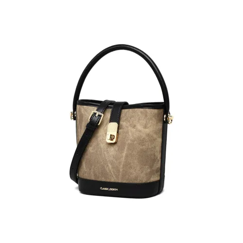 PT'SON Коровья кожа Одно плечо Сумка Обычный Женский Ink Black