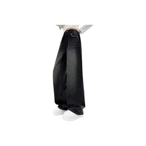 ЮЙЧЖАОЛИНЬ Черный 5155 3 Школьный возраст Джинсы