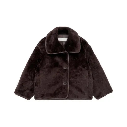 ARKET Коричневый Женский Короткий Пальто