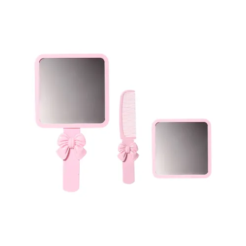 LMLTOP Зеркальце с расческой Девичье Сердце Портативное Зеркальце для макияжа Расческа Ручное Зеркальце