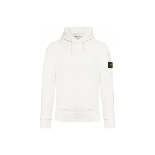 STONE ISLAND Толстовка Мужская Белая