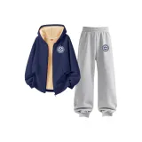 [Thickened и с флисовой подкладкой] mL Звезда Логотип K Темно-синий + ML Звезда Логотип K Серый