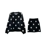 Чёрный топ + юбка