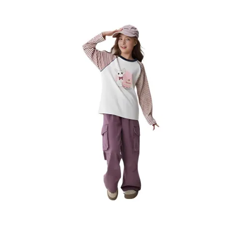 Что за чудесный дом Длинный рукав Т-рубашка Весна и Осень Подростки