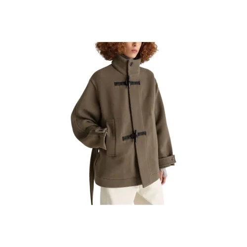 Lemaire Темно-коричневое женское пальто