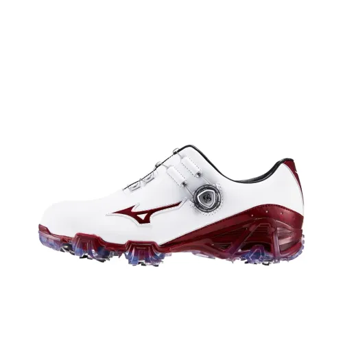 Mizuno Golf Shoes White Red Unisex Мицубо Гольф Обувь Белый Красный Унисекс