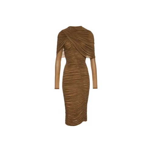 MAGDA BUTRYM Длинное платье с длинными рукавами женское