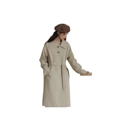 JOPPTI Светлый хаки Женская тренч