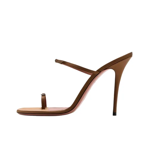 AMINA MUADDI Слипоны Женские Коричневый