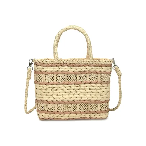 WRELS Сумка через плечо из соломенной ткани обычный размер