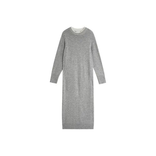 Inman Длинное платье с длинными рукавами женское