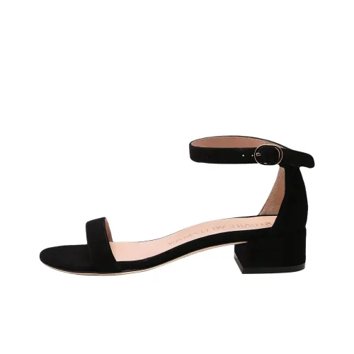 Stuart Weitzman SW One Sandals with Strap Women's Black