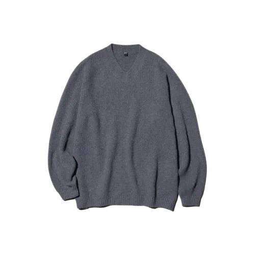 UNIQLO Темно-серый унисекс трикотаж